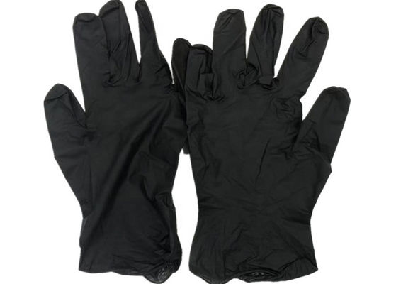 EN455 EN374 Nitrile Safety Gloves / Disposable Nitrile Vinyl Gloves