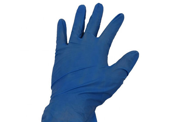 EN455 EN374 Nitrile Safety Gloves / Disposable Nitrile Vinyl Gloves
