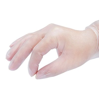 PVC Vinyl Disposable Exam Gloves Medium Size Anti Cut Plastic Gloves Disposable