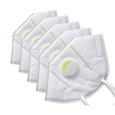 Adults 5Ply Disposable Protective Face Mask KN95 With Single Valve