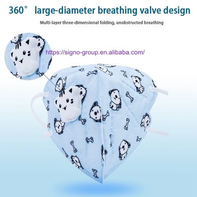 3D design Kids Printed Mask  / Children'S Face Mask  With Valve