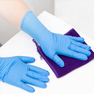 FDA 510K Pure  Disposable Nitrile Gloves Medium Tear Resistant