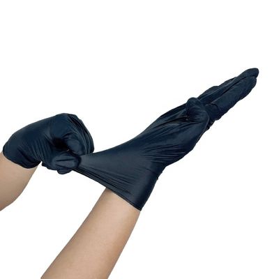 Anticorrosion 5 Mil Black Nitrile Gloves / Hospital Xl Sterile Gloves
