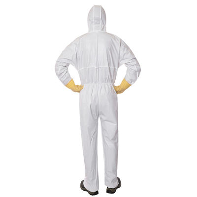 CE ISO13485 Hooded Disposable Medical Coverall Abrasion Resistant