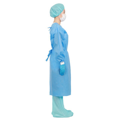 S-5XL Plus Size Disposable Isolation Gowns In Stock EN14126 standard