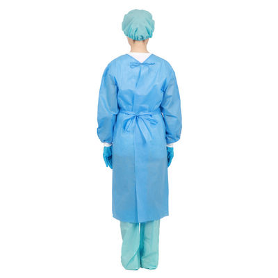 SIGNO Waterproof 45gsm Disposable Protective Gowns Polyethylene Isolation Gowns