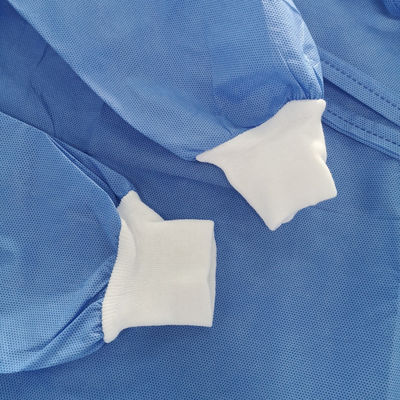 Blue Against Bacteria Disposable Clinical Gowns ISO13485 Certified