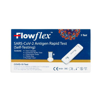 Nasal Specimen Antigen Rapid Test Acon Flowflex Cov 2 Antigen Test 5 Testkassette