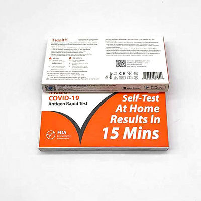 IHealth 15 Minutes Clear 19 Rapid Test Rapid Home Test Kits FDA Dip Swab