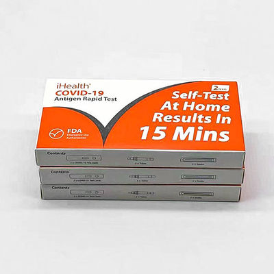 IHealth Rapid Antigen Swab Test Nasal Specimen FDA For Public Area