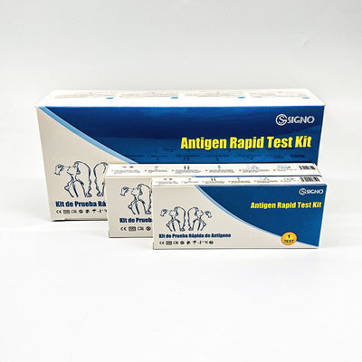Saliva Sputum Nasal Antigen Rapid Test Cassette Flocked Nylon Tip Swab Antigen Test Kit
