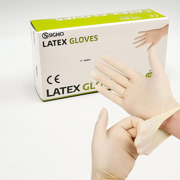 6ml Latex Surgical Gloves Sterile Powdered Safety Hand Latex Examination Glove