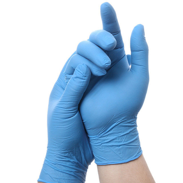 12X24CM Nitrile Safety Gloves / En455 Nitrile Gloves S M L XL