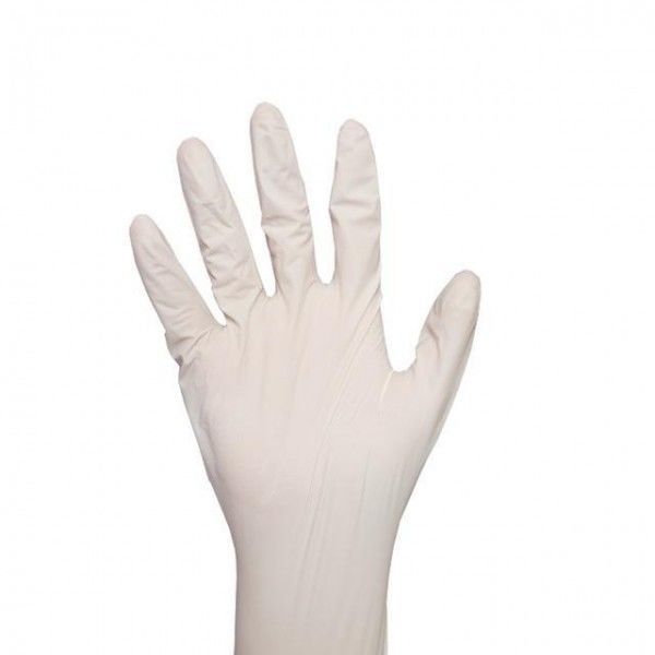 Wearable Class I Disposable Medical Latex Gloves Powdered