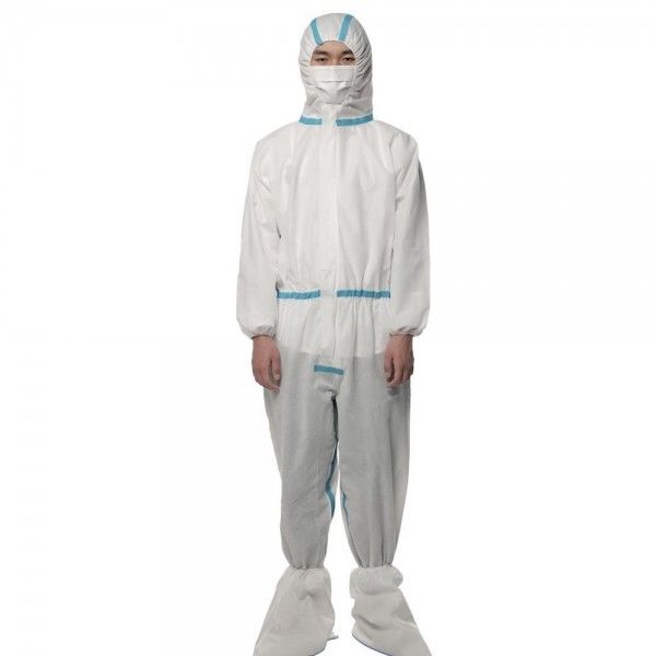GB19082-2009 Disposable Protective Coverall Isolation Suit Barrier Bacteria