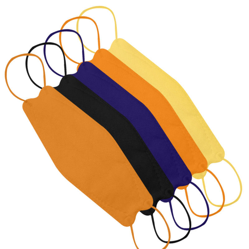 4 Layer fish Shape Face Mask Particulate Respirators Custom Logo