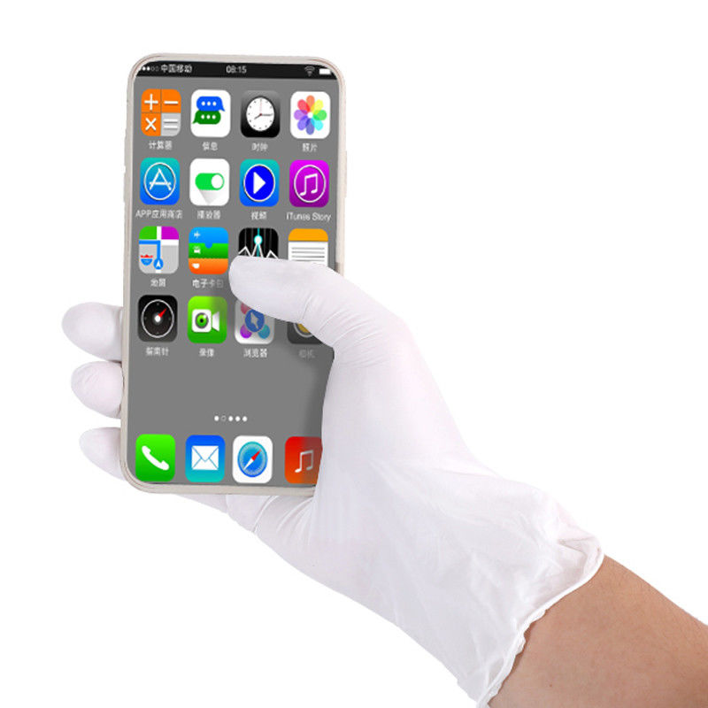 Microtouch Class I Disposable Industrial Latex Gloves / Single Use Latex Gloves