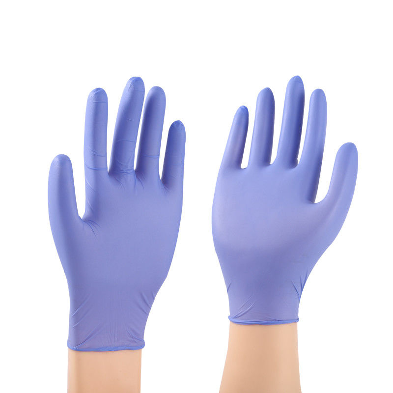 Anti Puncture 510K Composite Nitrile Gloves / Food Service Nitrile Gloves