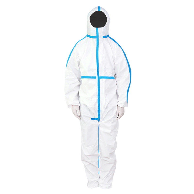 Nonwoven PPE Chemical Disposable Protective Coveralls M L XL 2XL 3XL 4XL