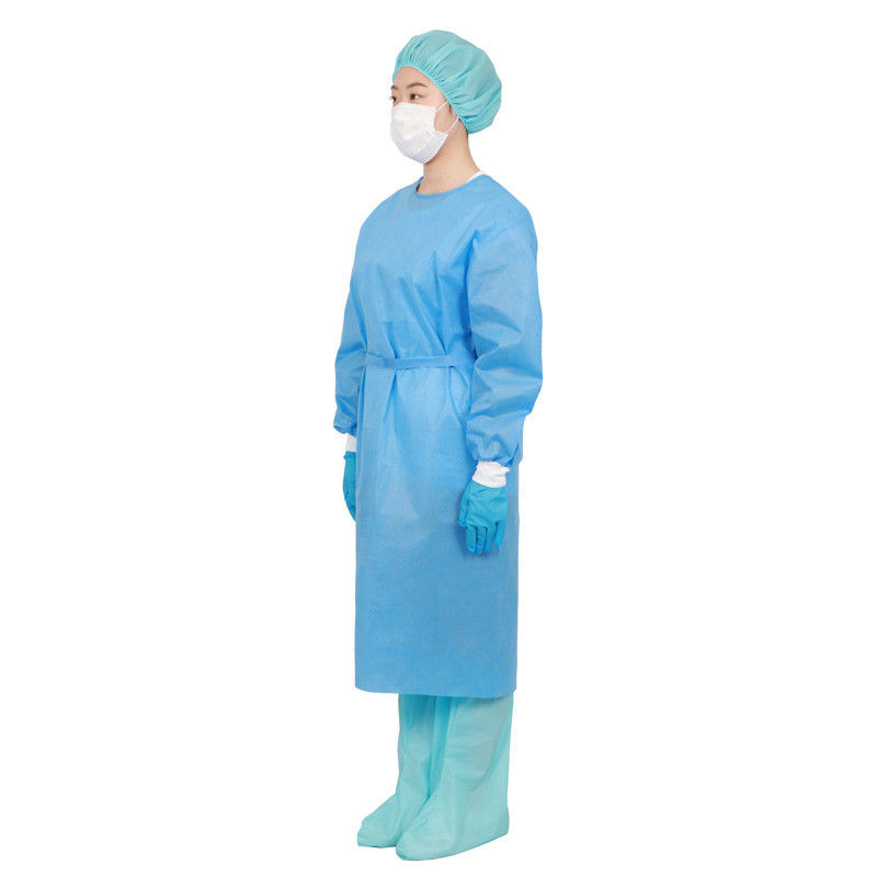 S-5XL Plus Size Disposable Isolation Gowns In Stock EN14126 standard